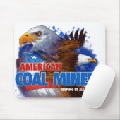AMERIKANISCHER KOHLENBERGARBEITER MOUSEPAD (Mit Mouse)