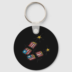 Amerikanischer Kracher Schlüsselanhänger