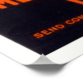 Amerikanischer Krankenwagen in Russland Poster (Ecke)