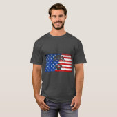 Amerikanischer Krieger T-Shirt (Vorne ganz)