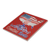 Amerikanischer Kroate wurzelt Keramik-Fliese Fliese (Seite)