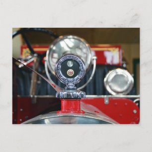 Amerikanischer LaFrance-Feuerwehrwagen-Tankdeckel Postkarte