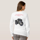 Amerikanischer Langschläfer-T - Shirt der Frau (Schwarz voll)