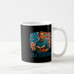 Amerikanischer Lehrer Wissensbildung Stolz  Kaffeetasse