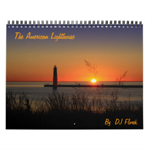 Amerikanischer Leuchtturm-Kalender durch DJ Florek Kalender