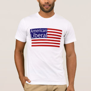 Amerikanischer Liberaler gemacht im USA-T - Shirt