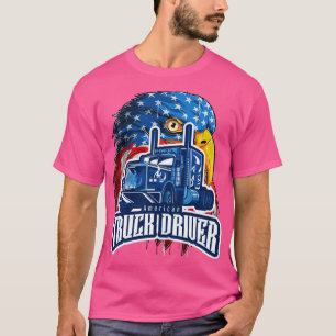 Amerikanischer LKW-Fahrer T-Shirt