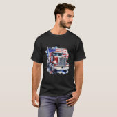 Amerikanischer LKW-Fahrer T-Shirt (Vorne ganz)