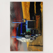 Amerikanischer LKW Sattelzug Puzzle (Vertikal)
