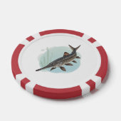 Amerikanischer Löffelstör Pokerchips (Einzeln)