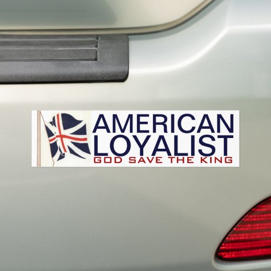 AMERIKANISCHER LOYALIST AUTOAUFKLEBER (Auf Auto)