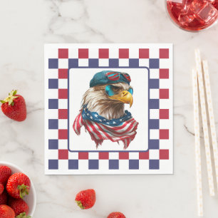 Amerikanischer moderner Adler Serviette