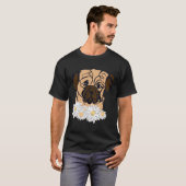 Amerikanischer Mops T-Shirt (Vorne ganz)