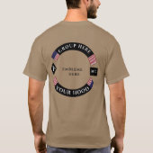 AMERIKANISCHER MOTORRADROCKER T-Shirt (Rückseite)