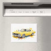 Amerikanischer Muscle-Car-Magnet Magnet (In Situ (Geschirrspüler))