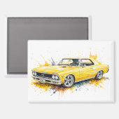 Amerikanischer Muscle-Car-Magnet Magnet (Vorderseite/Rückseite)