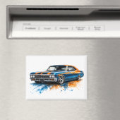 Amerikanischer Muscle-Car-Magnet Magnet (In Situ (Geschirrspüler))