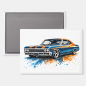 Amerikanischer Muscle-Car-Magnet Magnet (Vorderseite/Rückseite)