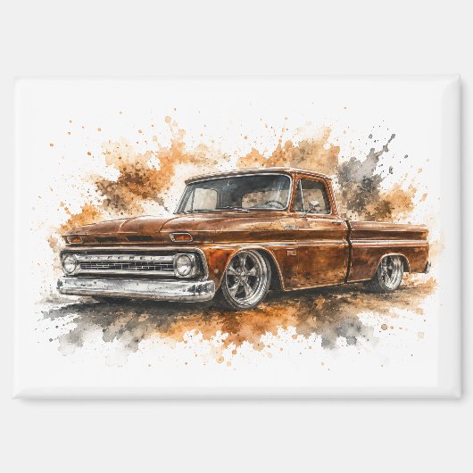 Amerikanischer Muscle-Car-Magnet Magnet (Vorderseite)