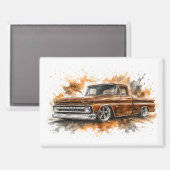 Amerikanischer Muscle-Car-Magnet Magnet (Vorderseite/Rückseite)