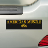 AMERIKANISCHER MUSKEL 454 AUTOAUFKLEBER (Auf Auto)