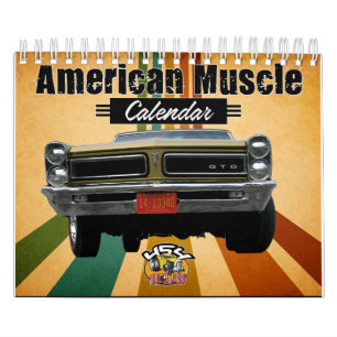 Amerikanischer Muskel-Auto-Kalender Kalender