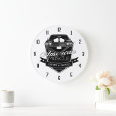 Amerikanischer Muskel Chevelle Große Wanduhr (Zuhause)