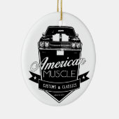 Amerikanischer Muskel Chevelle Keramik Ornament (Rechts)