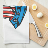 Amerikanischer Muskel Handtuch (Viertel Falte)