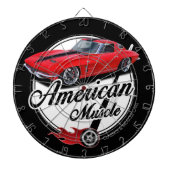 Amerikanischer Muskel Korvette Dartscheibe (vorne)