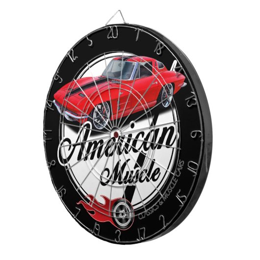 Amerikanischer Muskel Korvette Dartscheibe (Vorderseite rechts)