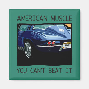 Amerikanischer Muskelauto, klassischer und Magnet