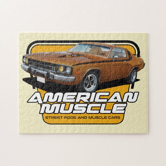 Amerikanischer MuskelRoadrunner Puzzle (Horizontal)