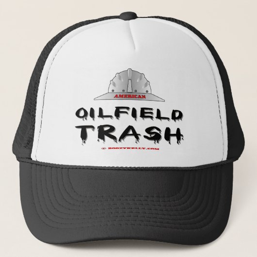 Amerikanischer Ölfeld-Abfall-Hut Truckerkappe (Vorderseite)