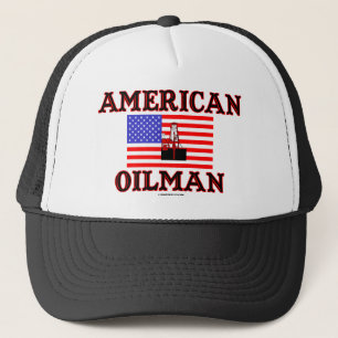 Amerikanischer Ölindustrieller, Ölfeld-Hut, Truckerkappe