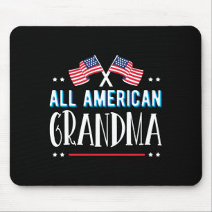 Amerikanischer Oma 4. Juli Männer Frauen Mädchen U Mousepad