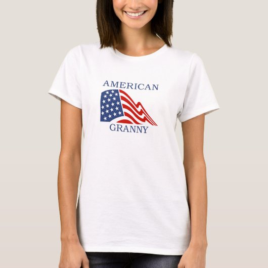 Amerikanischer Oma-T - Shirt (Vorderseite)