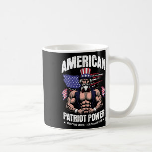 Amerikanischer Onkel Sam Bodybuilding - Für patrio Kaffeetasse