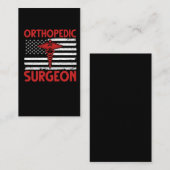 Amerikanischer Orthopädischer Visitenkarte (Vorne/Hinten)