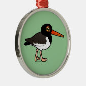 Amerikanischer Oystercatcher Ornament Aus Metall (Rechts)
