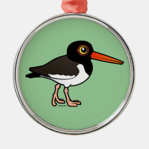 Amerikanischer Oystercatcher Ornament Aus Metall