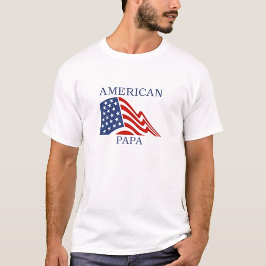 Amerikanischer Papa-T - Shirt (Vorderseite)