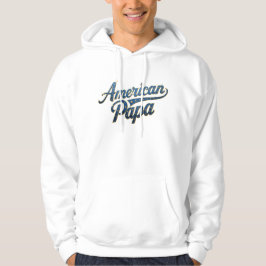 Amerikanischer Papa – Vaterlandsliebendes Papa-Shi Hoodie