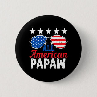 Amerikanischer Papaw Retro 4. Juli Patriotisch Button