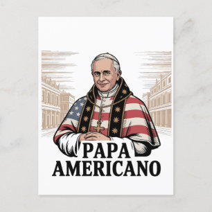 Amerikanischer Papst Leo Katholische Kirche Christ Einladungspostkarte