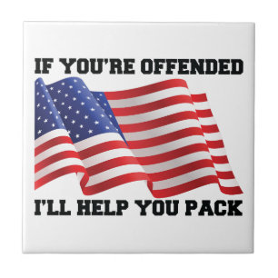 Amerikanischer Patriot  Fliese