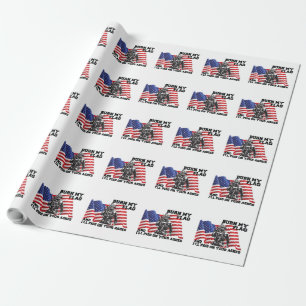 Amerikanischer Patriot Geschenkpapier