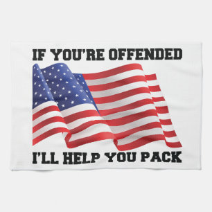 Amerikanischer Patriot  Geschirrtuch