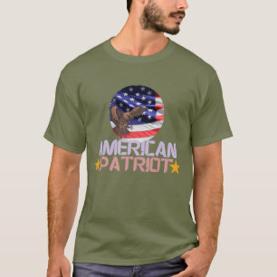 Amerikanischer Patriot – Kühnes Unabhängigkeitstag T-Shirt