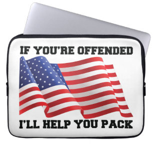 Amerikanischer Patriot Laptopschutzhülle